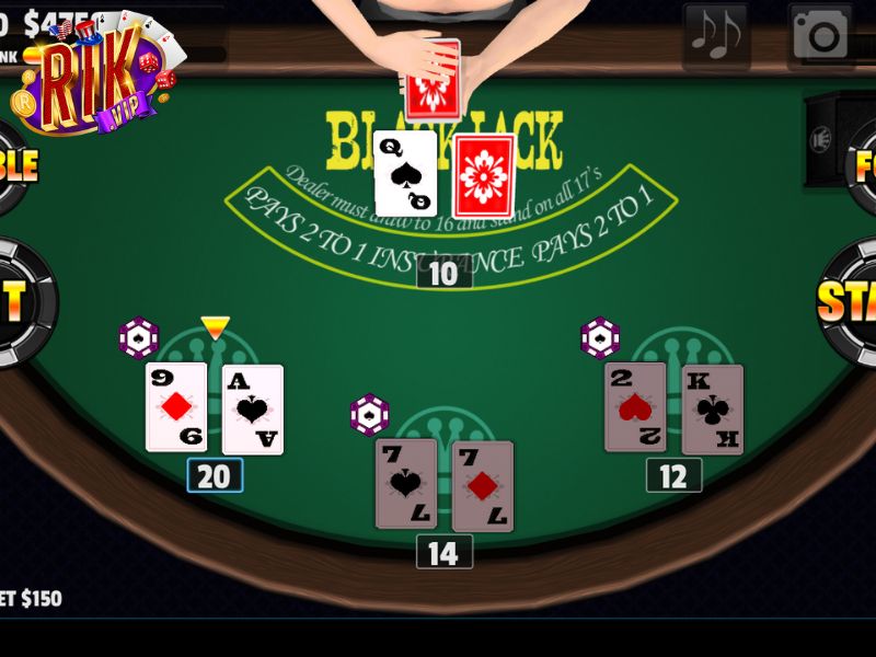 Chiến thuật đặt cược Blackjack nhiều cửa cùng lúc