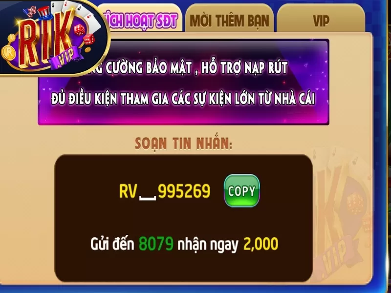 Lưu ý vấn đề gì khi đăng nhập tài khoản RIKVIP